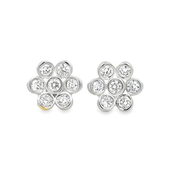 Diamond Lab Grown Earrings Image 2 Classic Creations In Diamonds & Gold Venice, FL