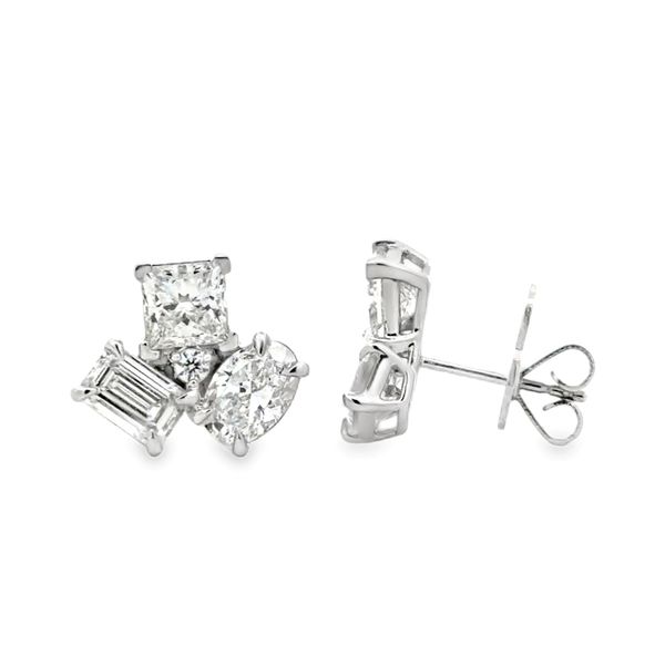 Diamond Lab Grown Earrings Classic Creations In Diamonds & Gold Venice, FL