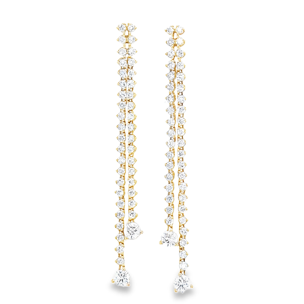 Diamond Lab Grown Earrings Classic Creations In Diamonds & Gold Venice, FL
