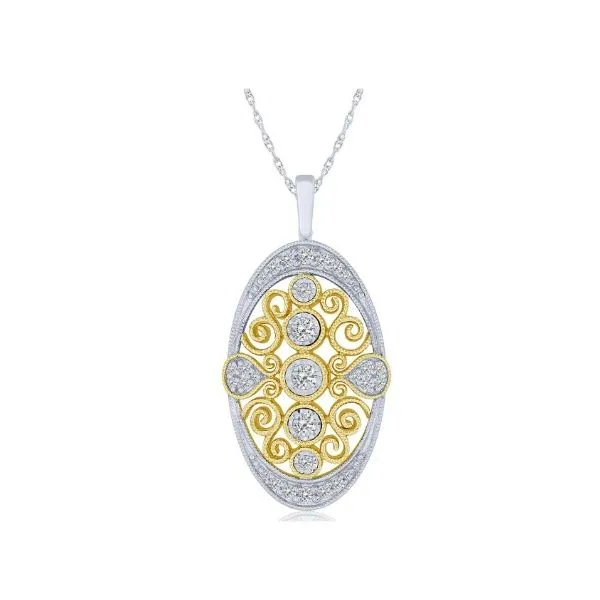 Pendant Classic Creations In Diamonds & Gold Venice, FL