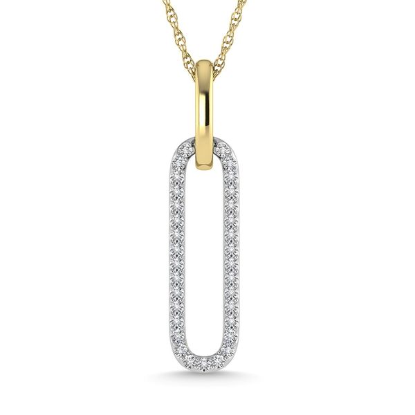14K Diamond Pendant Classic Creations In Diamonds & Gold Venice, FL