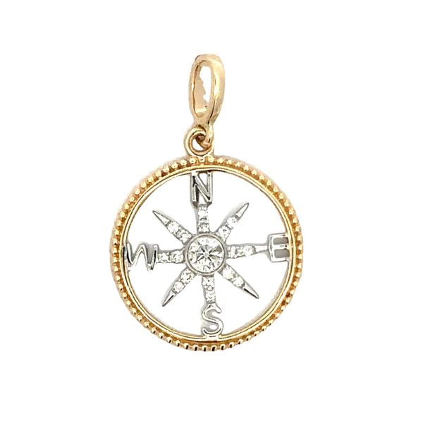 Cut Out Diamond Compass Classic Creations In Diamonds & Gold Venice, FL