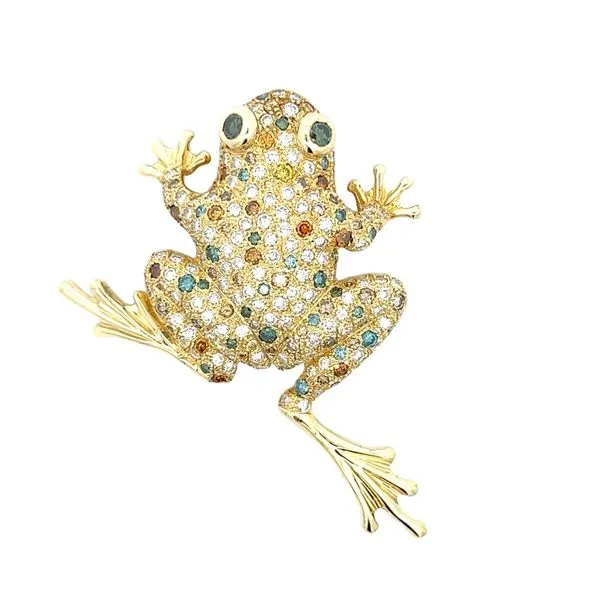 10.0ct. Tw Pave' Diamond Frog Classic Creations In Diamonds & Gold Venice, FL