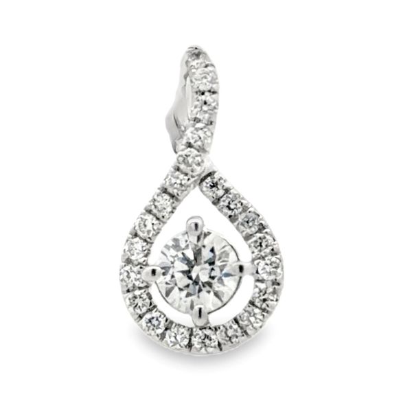 Lab Grown Diamond Initial Pendant Classic Creations In Diamonds & Gold Venice, FL