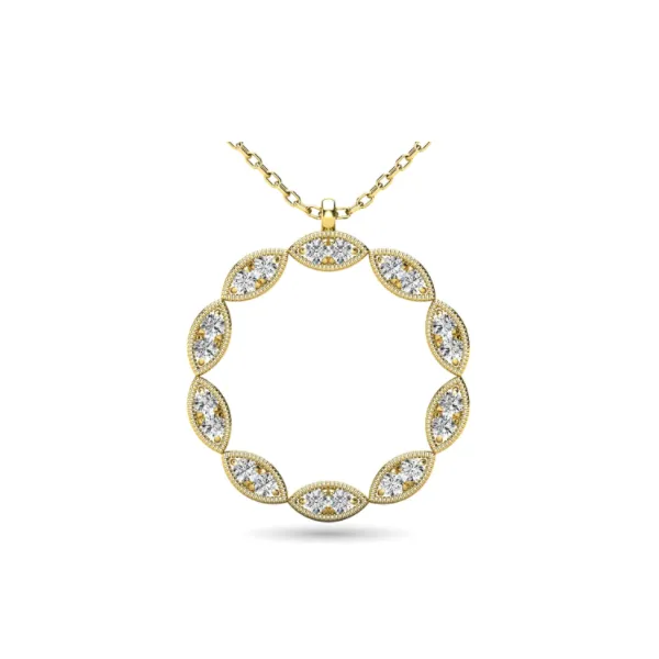 Necklace Classic Creations In Diamonds & Gold Venice, FL