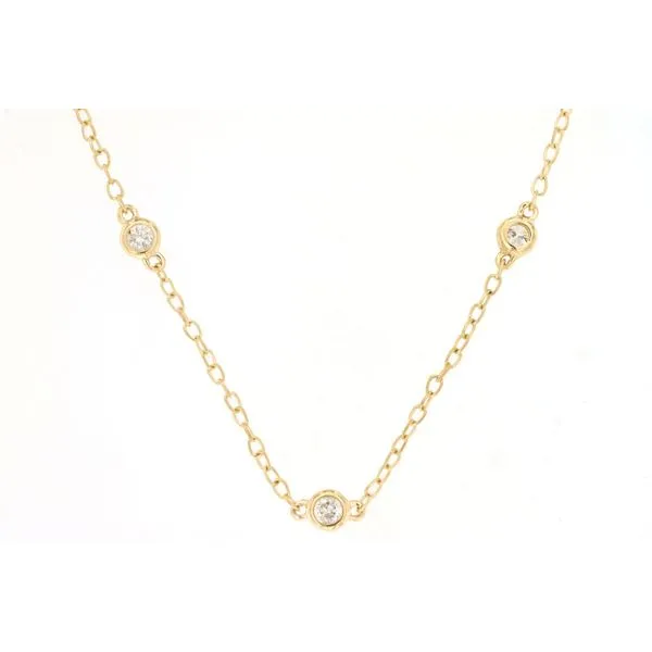 .50ct. TW Diamond Station Necklace Classic Creations In Diamonds & Gold Venice, FL