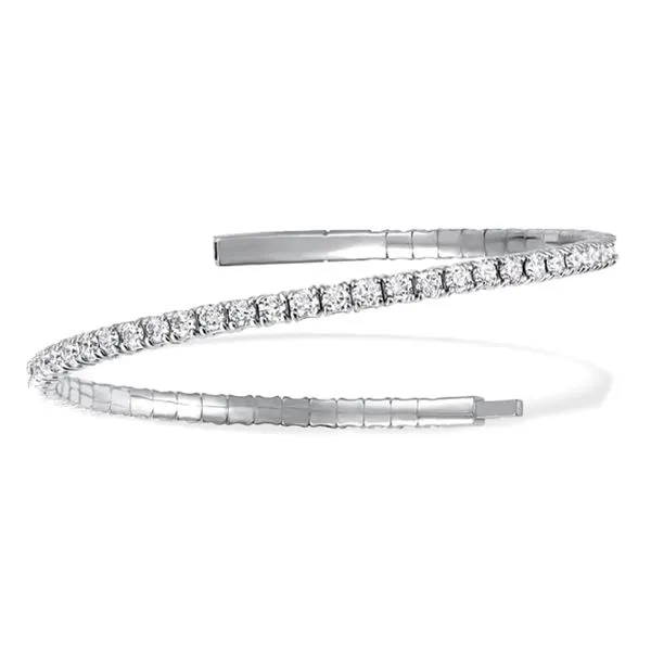 DOOR BUSTER SPECIAL 2.0ct. TW Flexible Diamond Bangle Bracelet Lab Grown Classic Creations In Diamonds & Gold Venice, FL