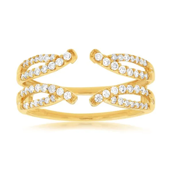 14K Twist Diamond Guard Classic Creations In Diamonds & Gold Venice, FL