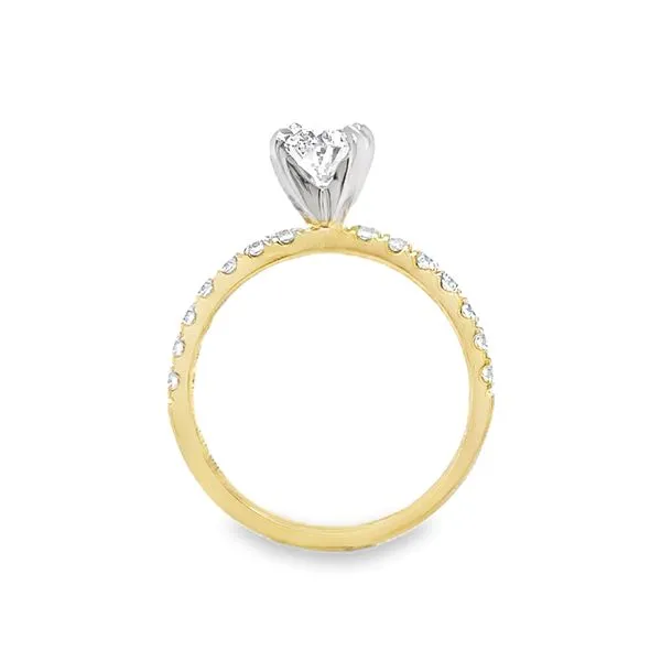 1.0ct. Oval Diamond Engagement Ring Image 2 Classic Creations In Diamonds & Gold Venice, FL
