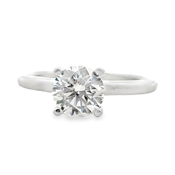14K White Gold 1.50ct Round Brilliant Lab Grown Diamond Solitaire Ring | IGI Certified F/VS1 Diamond Image 2 Classic Creations In Diamonds & Gold Venice, FL