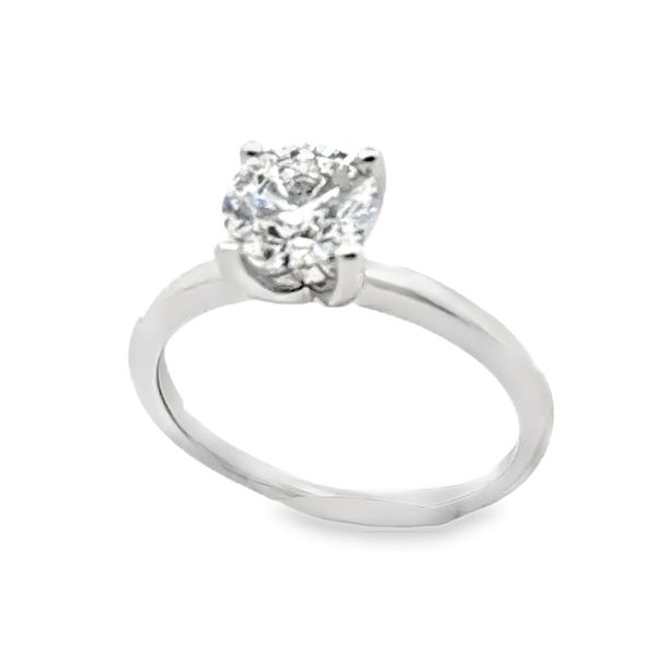 14K White Gold 1.50ct Round Brilliant Lab Grown Diamond Solitaire Ring | IGI Certified F/VS1 Diamond Classic Creations In Diamonds & Gold Venice, FL