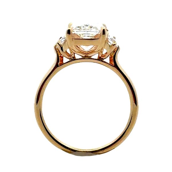 Lab Grown Radiant Cut Diamond Three Stone Ring 4.10ct. IGI Certified Image 4 Classic Creations In Diamonds & Gold Venice, FL