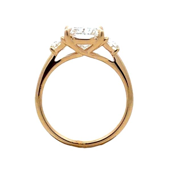 Lab Grown Cushion Cut Diamond Three Stone Ring 4.30ct. IGI Certified Image 3 Classic Creations In Diamonds & Gold Venice, FL