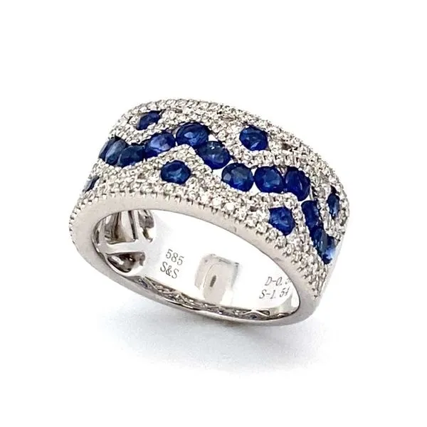 14K Sapphire & Diamond Ring Classic Creations In Diamonds & Gold Venice, FL