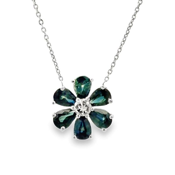Colored Stone Pendant Classic Creations In Diamonds & Gold Venice, FL