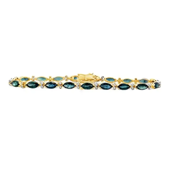 Colored Stone Bracelet Classic Creations In Diamonds & Gold Venice, FL