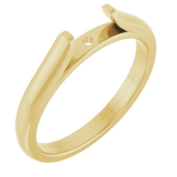 14K Yellow Gold Cathedral Solitaire Engagement Ring Mounting | 2.6mm Shank Classic Creations In Diamonds & Gold Venice, FL