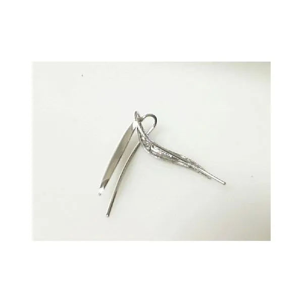 14K White Gold Dangle Earrings Classic Creations In Diamonds & Gold Venice, FL