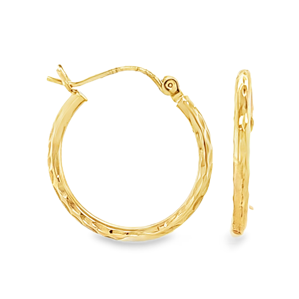 14K Yellow Gold Interlocking Double Circle Earrings | Modern Gold Jewelry Classic Creations In Diamonds & Gold Venice, FL