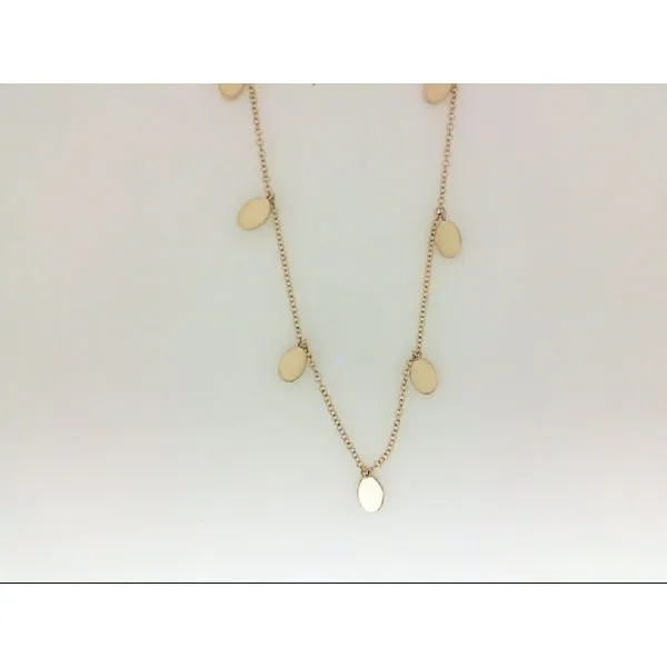 14K Drop Necklace Classic Creations In Diamonds & Gold Venice, FL