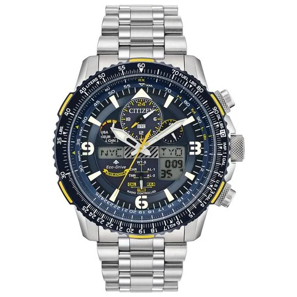 Men's Citizen Blue Angels Promaster Skyhawk A-T Watch Classic Creations In Diamonds & Gold Venice, FL