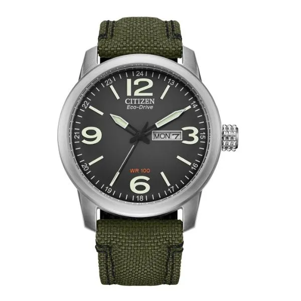 Men's Citizen Military Watch Classic Creations In Diamonds & Gold Venice, FL