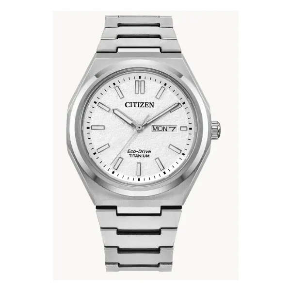 Citizen Zenshin Three-Hand Super Titanium Watch Classic Creations In Diamonds & Gold Venice, FL