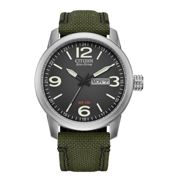 Men's Citizen Military Watch Classic Creations In Diamonds & Gold Venice, FL