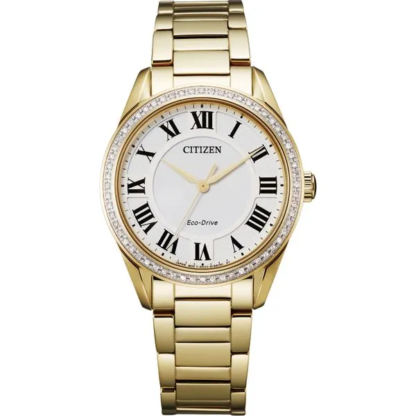 Women's Citizen Arezzo Watch Classic Creations In Diamonds & Gold Venice, FL
