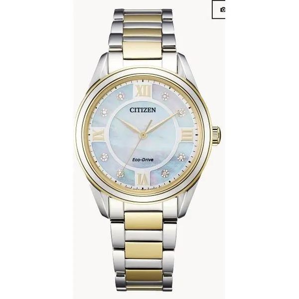 Women's Citizen Arezzo Watch Classic Creations In Diamonds & Gold Venice, FL