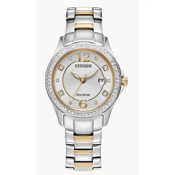 Citzen Women's Crystal Collection Watch Model FE1146-71A Classic Creations In Diamonds & Gold Venice, FL