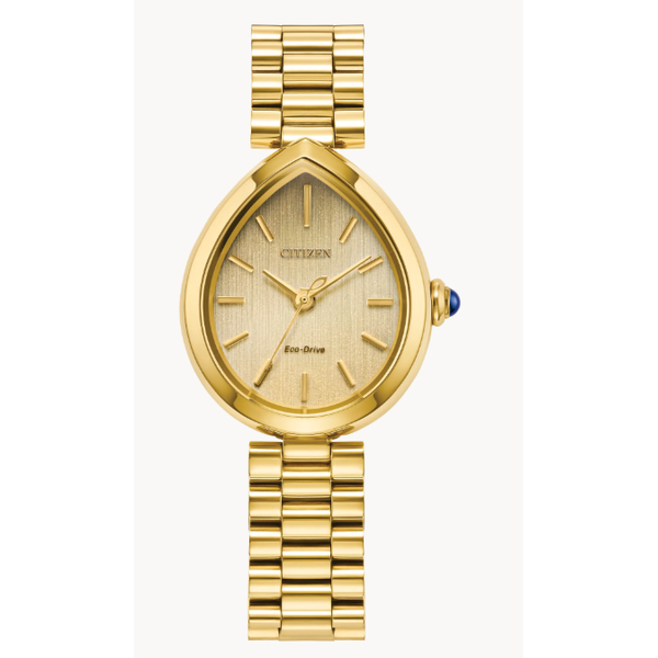Women's Citizen L Rainell Gold Tone Watch Classic Creations In Diamonds & Gold Venice, FL