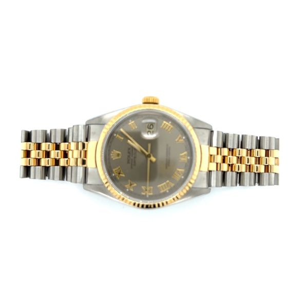 Women's DateJust Pre-Owned Rolex Watch Classic Creations In Diamonds & Gold Venice, FL