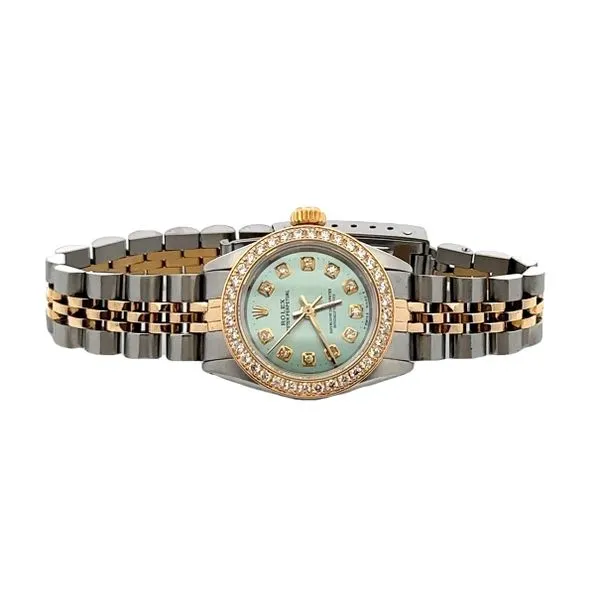 Women's Pre Owned Rolex Watch Classic Creations In Diamonds & Gold Venice, FL