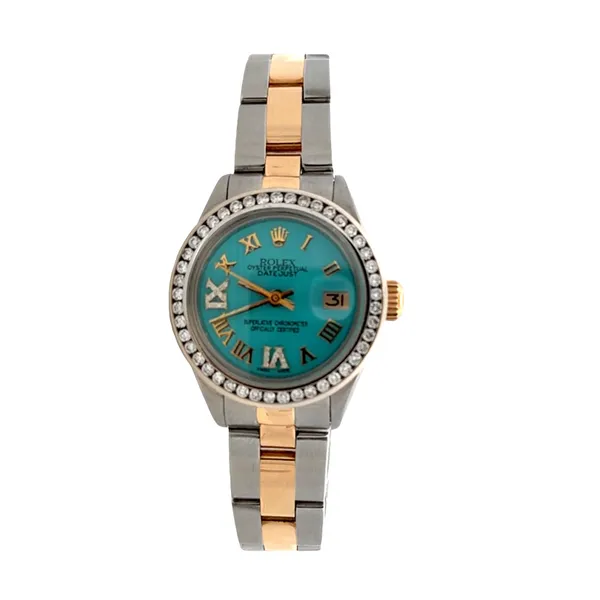 Pre-Owned Rolex Perpetual Datejust Model 6917 (1971) Classic Creations In Diamonds & Gold Venice, FL
