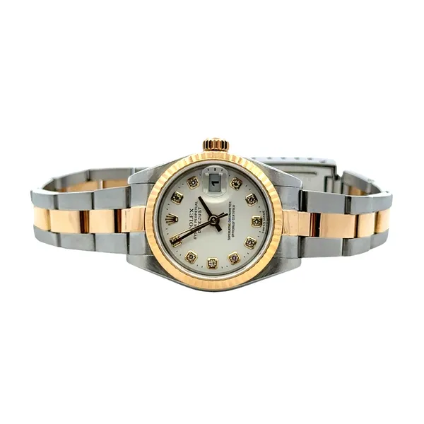 18K/SS Ladies 26mm Rolex DateJust Box & Papers Ref #79173 (2000) Image 2 Classic Creations In Diamonds & Gold Venice, FL