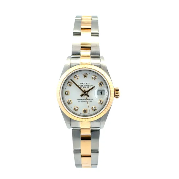 18K/SS Ladies 26mm Rolex DateJust Box & Papers Ref #79173 (2000) Classic Creations In Diamonds & Gold Venice, FL