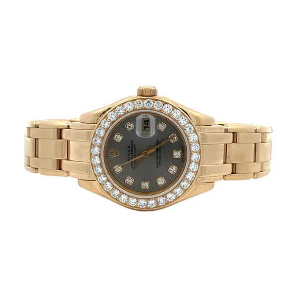 Pre-Owned Rolex Perpetual Datejust Model 80298 (1995) Image 2 Classic Creations In Diamonds & Gold Venice, FL