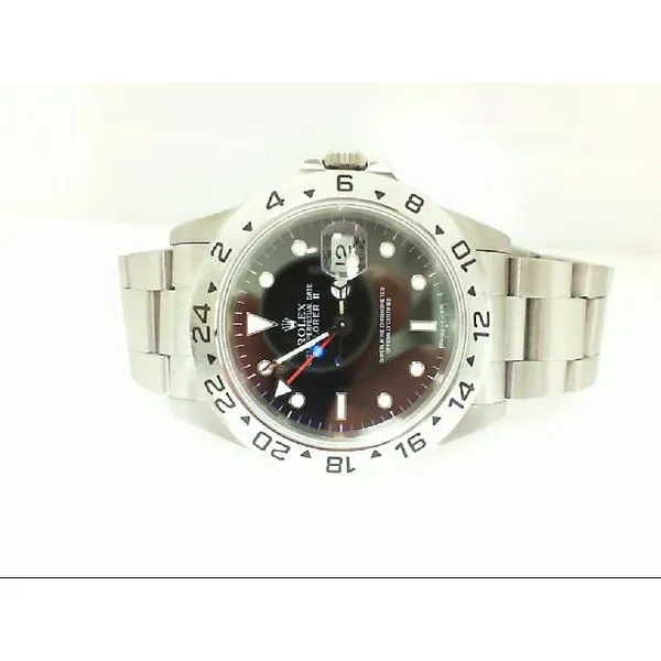 Men's Explorer Pre-Owned Rolex Watch  Classic Creations In Diamonds & Gold Venice, FL