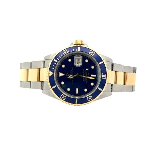 40mm 18K/SS Rolex Submariner Blue/Blue Classic Creations In Diamonds & Gold Venice, FL