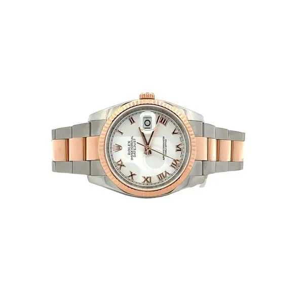 36mm 18K Rose/SS Rolex DateJust 116231 Oyster Bracelet 2008 Classic Creations In Diamonds & Gold Venice, FL