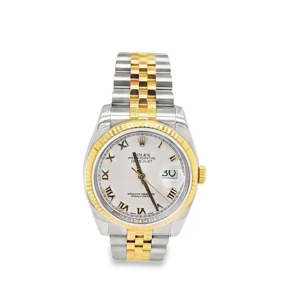 Men's Pre- Owned Rolex Watch Classic Creations In Diamonds & Gold Venice, FL