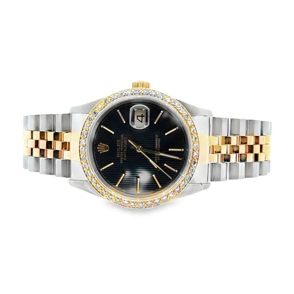 36mm 8K/SS Rolex DateJus tBead Set Bezel Jubilee Bracelet Classic Creations In Diamonds & Gold Venice, FL