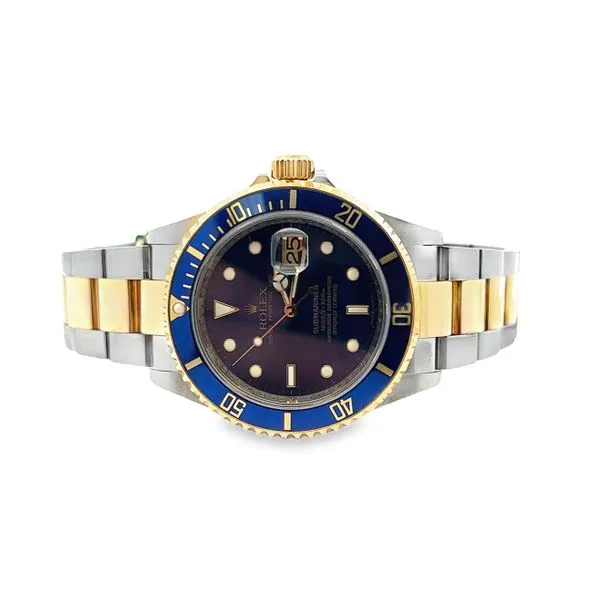 40mm 18K/SS Rolex Subnmariner Blue-Blue No Holes Classic Creations In Diamonds & Gold Venice, FL