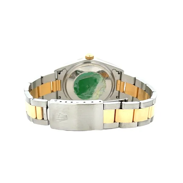 18K/SS Unisex 34mm Rolex No-Date Ref #14233 (1995) Image 4 Classic Creations In Diamonds & Gold Venice, FL
