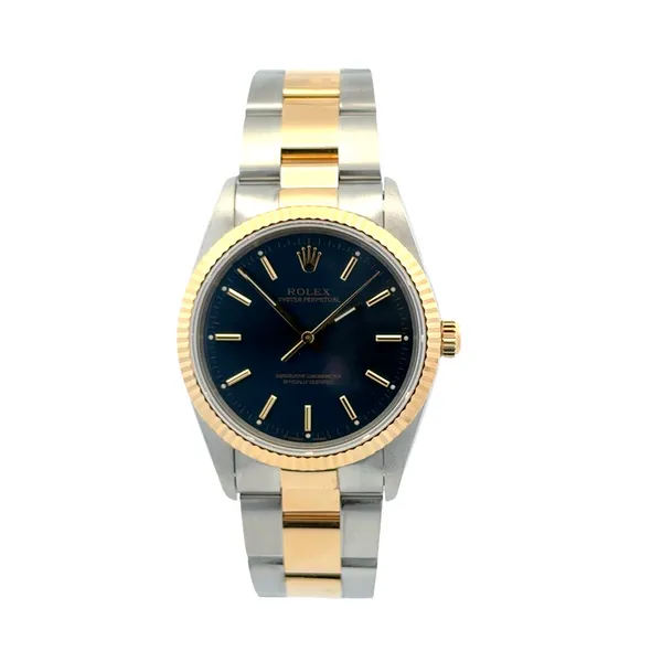 18K/SS Unisex 34mm Rolex No-Date Ref #14233 (1995) Classic Creations In Diamonds & Gold Venice, FL