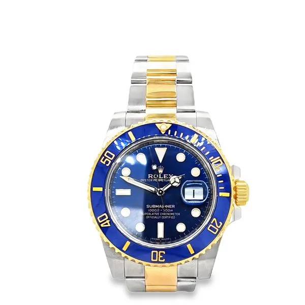 Pre-Owned Submariner Date Rolex Model 116613LB (2011+) Classic Creations In Diamonds & Gold Venice, FL