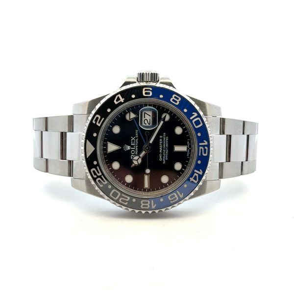 Pre-Owned 2011 Rolex GMT-Master II Batman 40mm Ref 116710 Blue & Black Ceramic Bezel Classic Creations In Diamonds & Gold Venice, FL