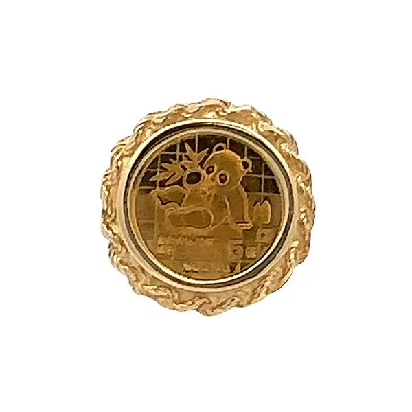 14K And 24K Gold Chinese Panda Pre-Owned Ring Classic Creations In Diamonds & Gold Venice, FL