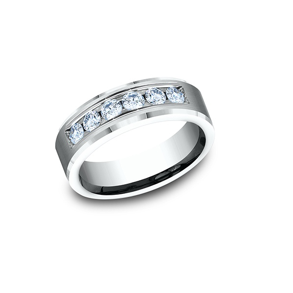 Benchmark | The Monarch Men's Diamond Wedding Band in 14K Gold – 0.96 CTW Classic Creations In Diamonds & Gold Venice, FL